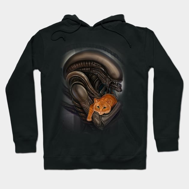 Alien and Jonsey Hoodie by Magical Forest